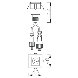 Mini IP67 Outdoor Ingroud Recessed Light